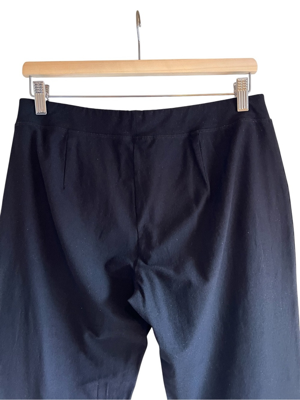 Eileen Fisher washable stretch crepe pant in black size S excellent condition - Picture 7 of 10